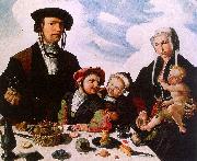 Maerten Jacobsz van Heemskerck Family Portrait oil painting